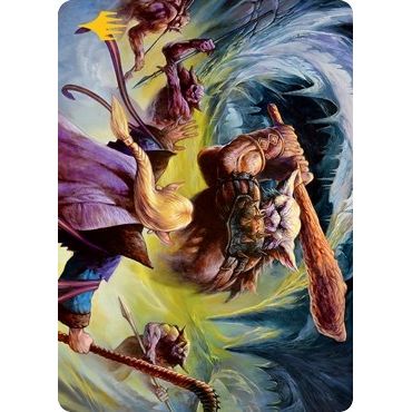 Image for Den of the Bugbear (34/81) Art Card (Gold-Stamped) (34) (ASAFR) - Magic: The Gathering