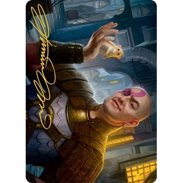 Image for Minsc, Beloved Ranger Art Card (Gold-Stamped Signature) (33) (ASAFR) - Magic: The Gathering