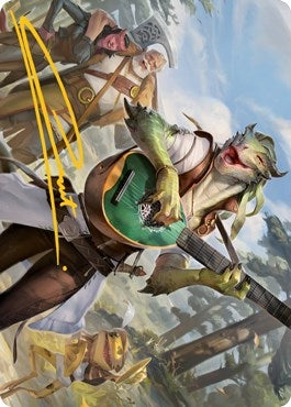 Image for Wandering Troubadour Art Card (Gold-Stamped Signature) (64) - Magic: The Gathering