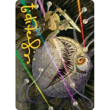 Image for Hive of the Eye Tyrant Art Card (Gold-Stamped Signature) (53) (ASAFR) - Magic: The Gathering