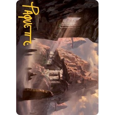 Image for Mountain (62/81) Art Card (Gold-Stamped Signature) (62) (ASAFR) - Magic: The Gathering