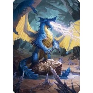 Image for Blue Dragon Art Card (73) (ASAFR) - Magic: The Gathering