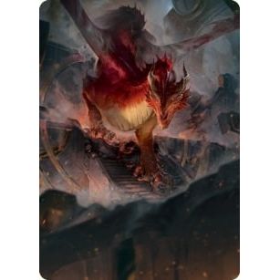 Image for Red Dragon Art Card (81) (ASAFR) - Magic: The Gathering