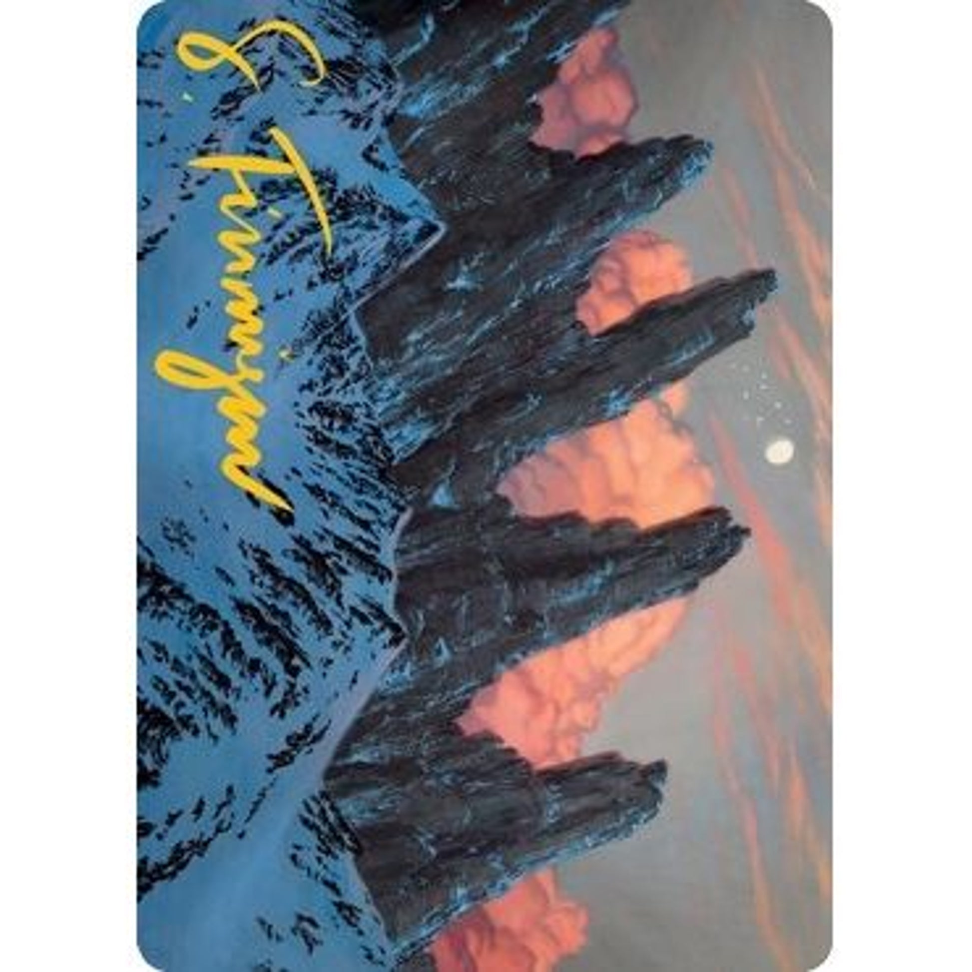 Image for Mountain (59/81) Art Card (Gold-Stamped Signature) (59) (ASAFR) - Magic: The Gathering