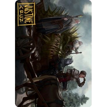 Image for Grim Bounty Art Card (Gold-Stamped Signature) (72) (ASAFR) - Magic: The Gathering