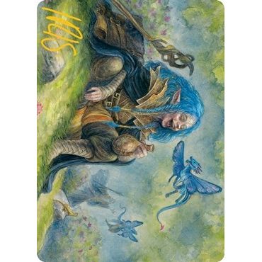 Image for Feywild Trickster Art Card (Gold-Stamped Signature) (70) (ASAFR) - Magic: The Gathering