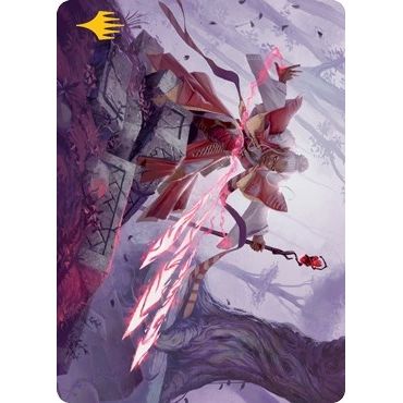 Image for Magic Missile Art Card (Gold-Stamped) (48) (ASAFR) - Magic: The Gathering