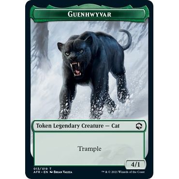 Image for Guenhwyvar Token (13) (AFR) - Magic: The Gathering