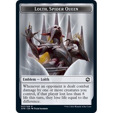 Image for Emblem - Lolth, Spider Queen (17) (AFR) - Magic: The Gathering