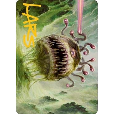 Image for Beholder Art Card (Gold-Stamped Signature) (1) (ASAFR) - Magic: The Gathering