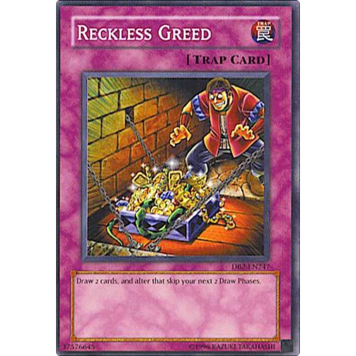 Image for Reckless Greed (DB2-EN247) (DB2) - YuGiOh