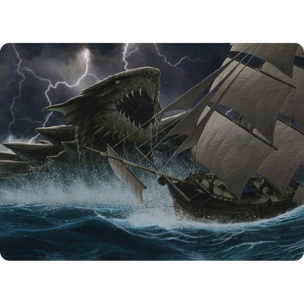Image for Dragon Turtle Art Card (10) (ASAFR) - Magic: The Gathering