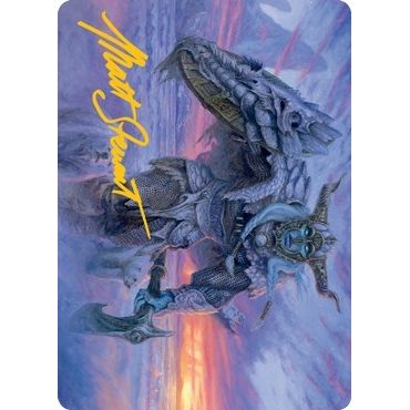 Image for Frost Giant Art Card (Gold-Stamped Signature) (5) (ASAFR) - Magic: The Gathering