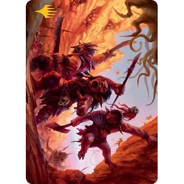 Image for Goblin Art Card (Gold-Stamped) (24) (ASAFR) - Magic: The Gathering