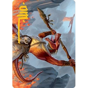 Image for Kobold Art Card (Gold-Stamped Signature) (22) (ASAFR) - Magic: The Gathering