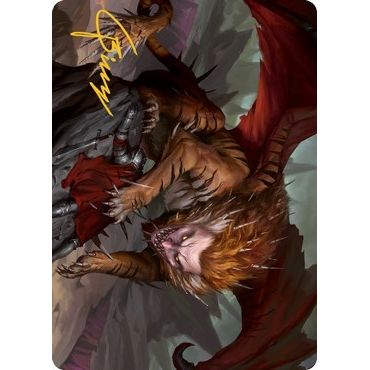 Image for Manticore Art Card (Gold-Stamped Signature) (6) (ASAFR) - Magic: The Gathering