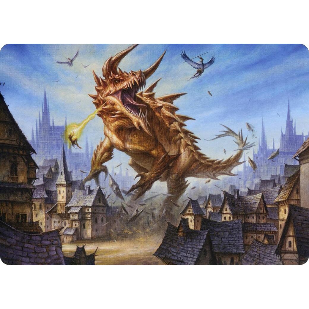 Image for Tarrasque Art Card (19) (ASAFR) - Magic: The Gathering