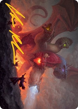 Image for Tiamat Art Card (Gold-Stamped Signature) (26) - Magic: The Gathering
