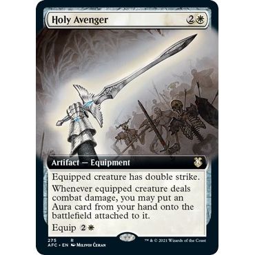 Image for Holy Avenger (Extended Art) (275) (AFC) - Magic: The Gathering
