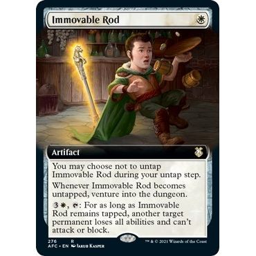 Image for Immovable Rod (Extended Art) (276) (AFC) - Magic: The Gathering