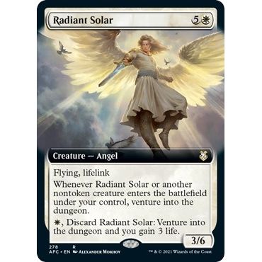 Image for Radiant Solar (Extended Art) (278) (AFC) - Magic: The Gathering
