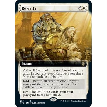 Image for Revivify (Extended Art) (279) (AFC) - Magic: The Gathering
