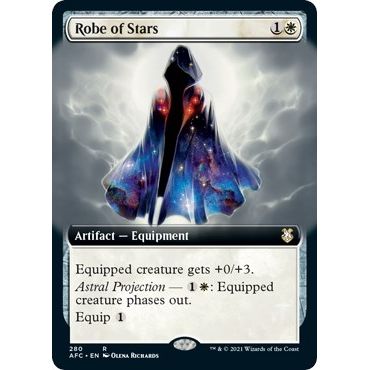 Image for Robe of Stars (Extended Art) (280) (AFC) - Magic: The Gathering