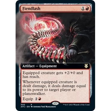 Image for Fiendlash (Extended Art) (300) (AFC) - Magic: The Gathering