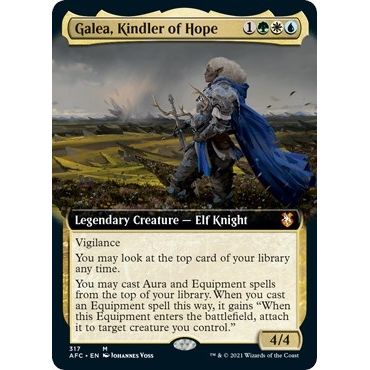 Image for Galea, Kindler of Hope (Extended Art) (317) (AFC) - Magic: The Gathering