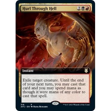 Image for Hurl Through Hell (Extended Art) (318) (AFC) - Magic: The Gathering