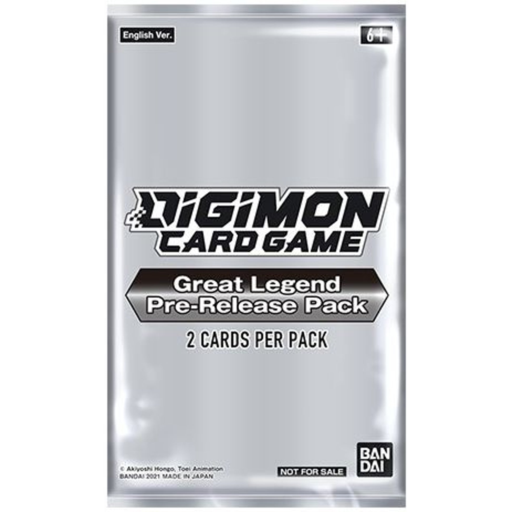 Image for Great Legend Pre-Release Pack - Digimon Card Game