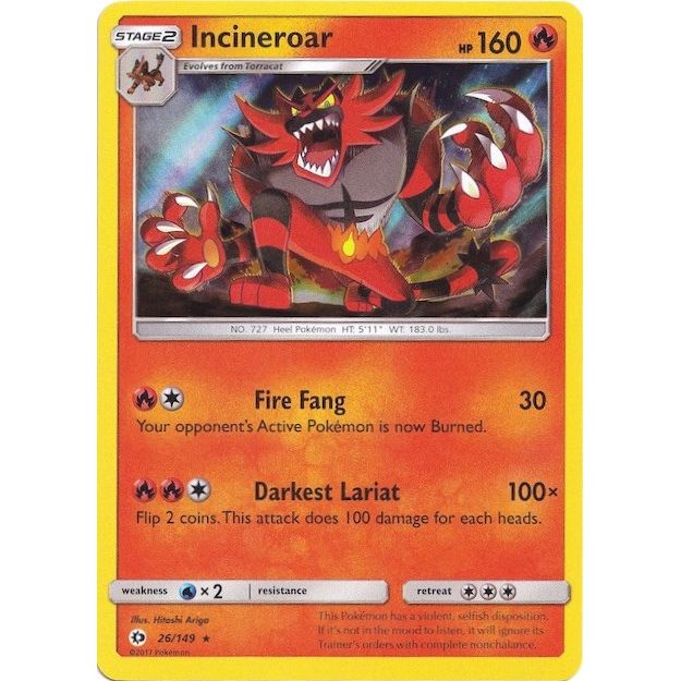 Image for Incineroar - 26/149 (Water Web Holo) (026/149) (MCAP) - Pokemon