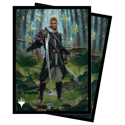 Image for Adventures in the Forgotten Realms Grand Master of Flowers Standard Deck Protector sleeves for Magic (100-Pack) - Card Sleeves