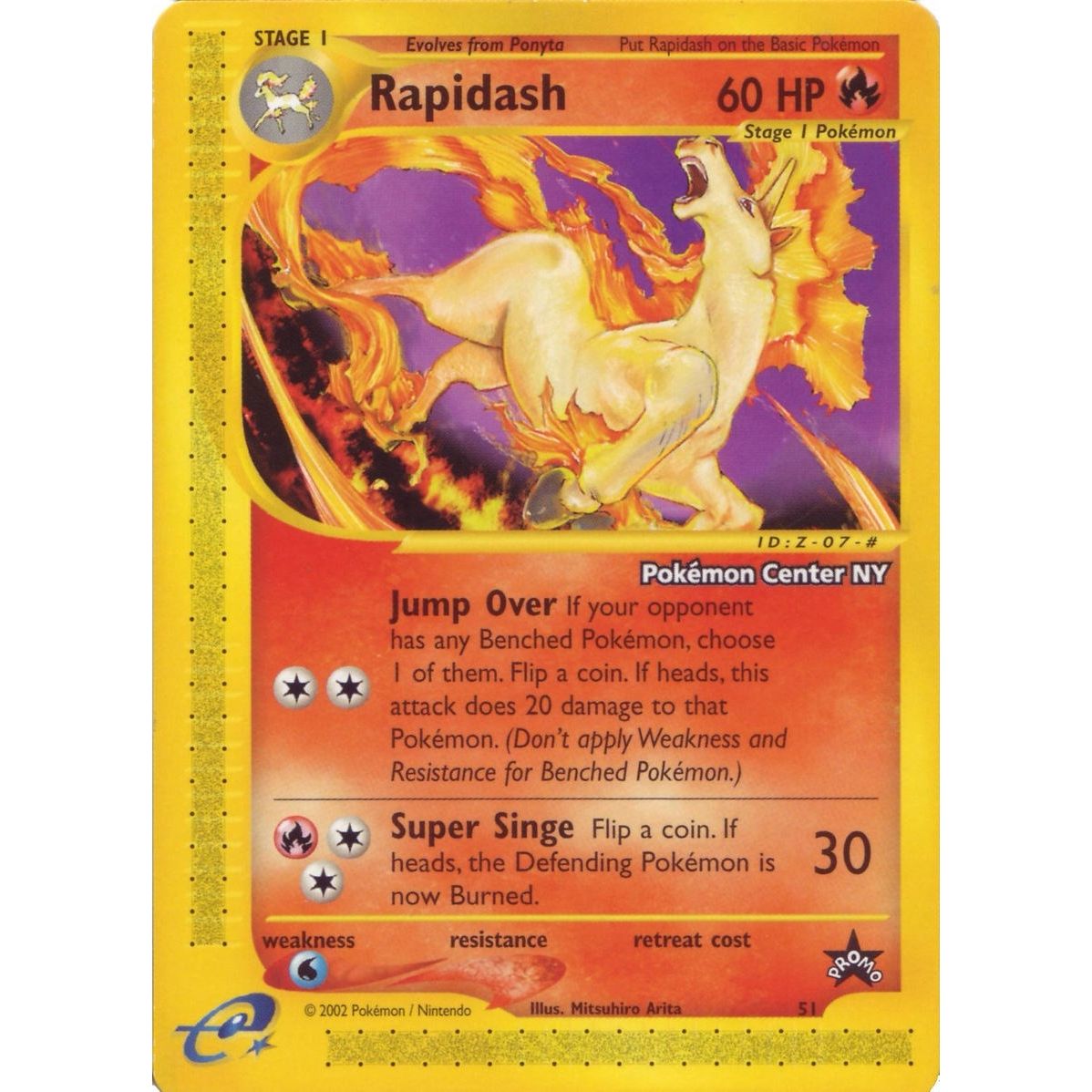Image for Rapidash [Pokemon Center NY] (51/53) (PR) - Pokemon
