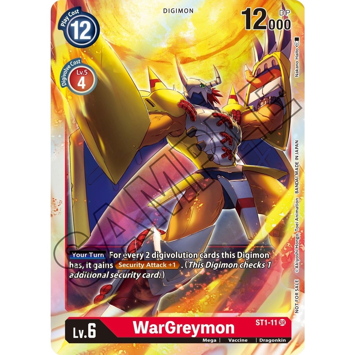 Image for WarGreymon - ST1-11 (Event Pack 1) (ST1-11 SR) (ST-1) - Digimon Card Game