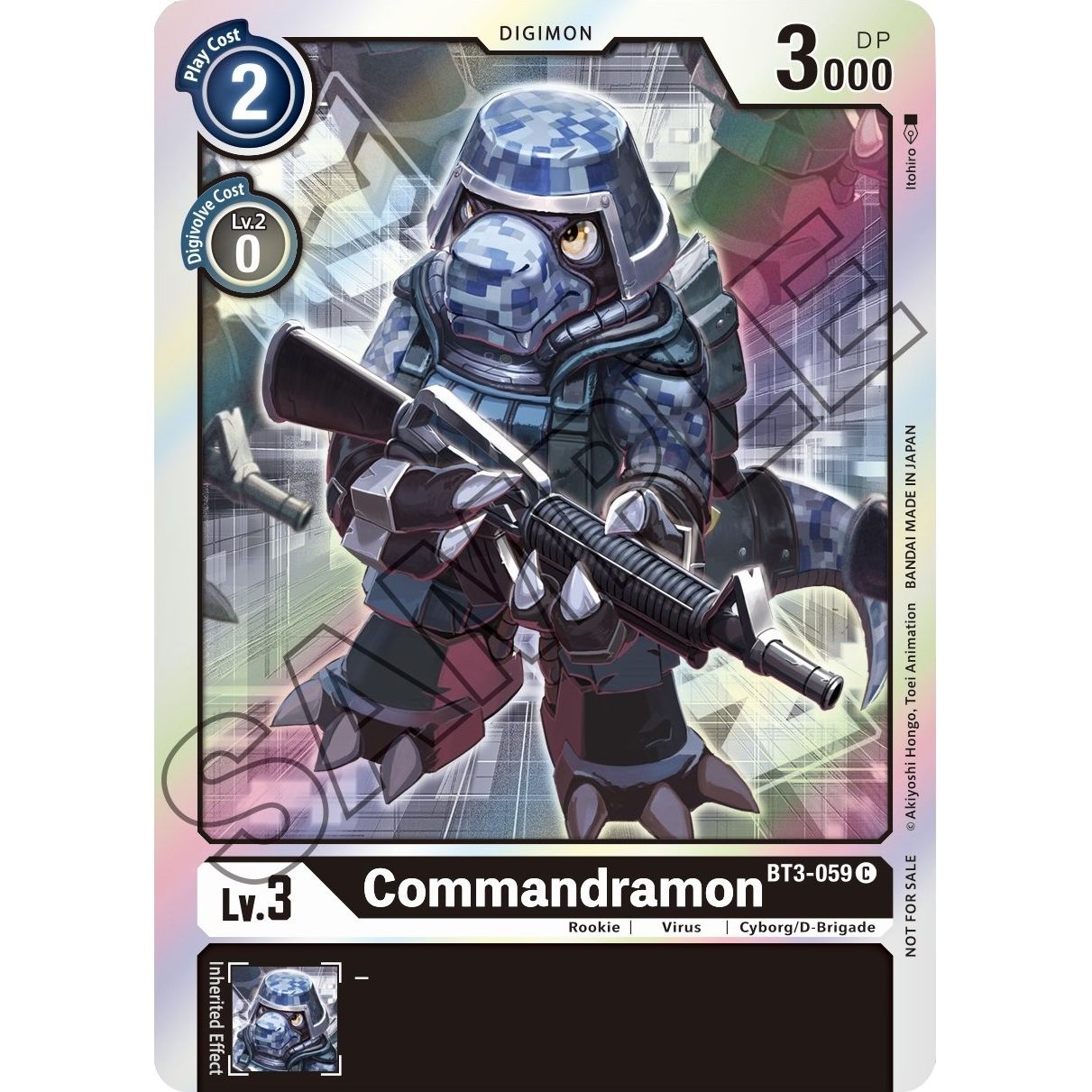 Image for Commandramon - BT3-059 (Event Pack 1) (BT3-059 C) (BT01-03A) - Digimon Card Game