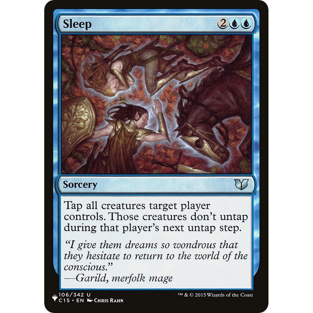 Image for Sleep (C15) (106/342) (LIST) - Magic: The Gathering