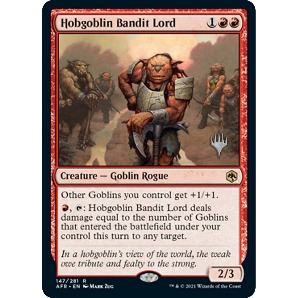 Image for Hobgoblin Bandit Lord (147) (PPAFR) - Magic: The Gathering