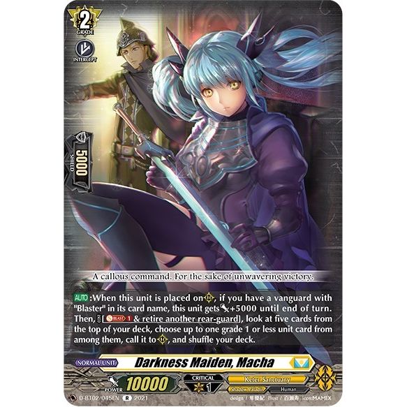 Image for Darkness Maiden, Macha (D-BT02/045EN) (D-BT02) - Cardfight Vanguard