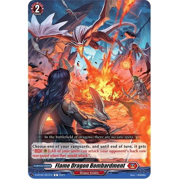 Image for Flame Dragon Bombardment (D-BT02/067EN) (D-BT02) - Cardfight Vanguard