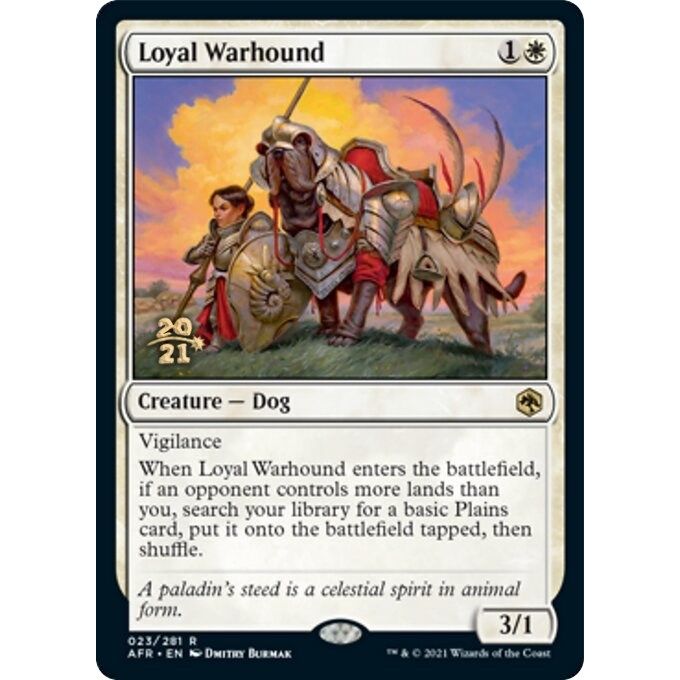 Image for Loyal Warhound (23) (PRE) - Magic: The Gathering
