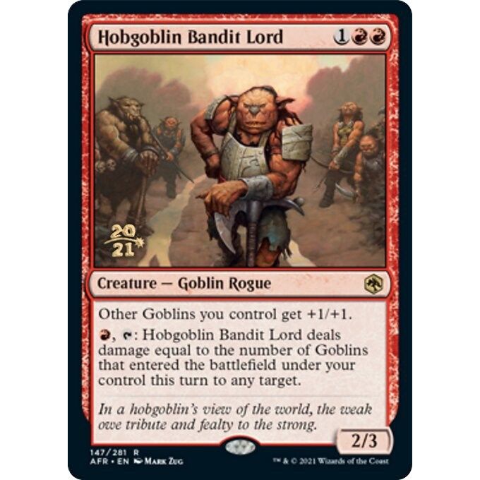 Image for Hobgoblin Bandit Lord (147) (PRE) - Magic: The Gathering