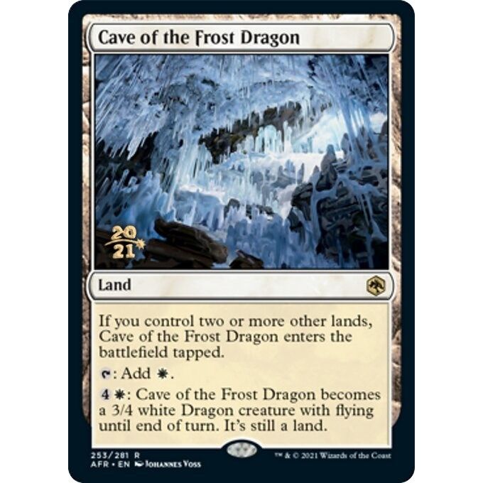 Image for Cave of the Frost Dragon (253) (PRE) - Magic: The Gathering