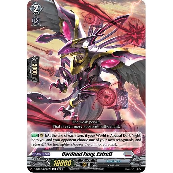 Image for Cardinal Fang, Estrett (D-BT02/086EN) (D-BT02) - Cardfight Vanguard