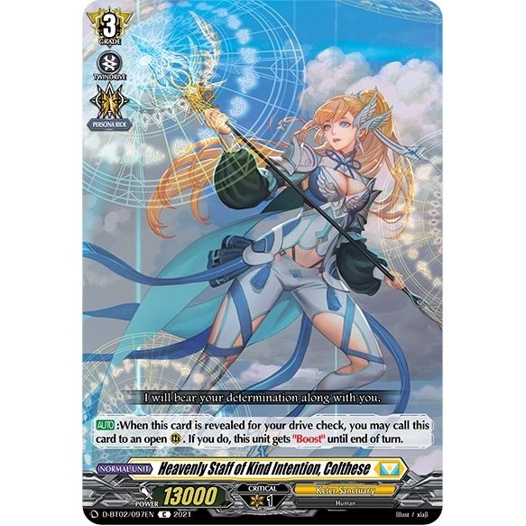 Image for Heavenly Staff of Kind Intention, Colthese (D-BT02/097EN) (D-BT02) - Cardfight Vanguard
