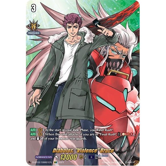 Image for Diabolos, "Violence" Bruce (DSR) (D-BT02/DSR01EN) (D-BT02) - Cardfight Vanguard