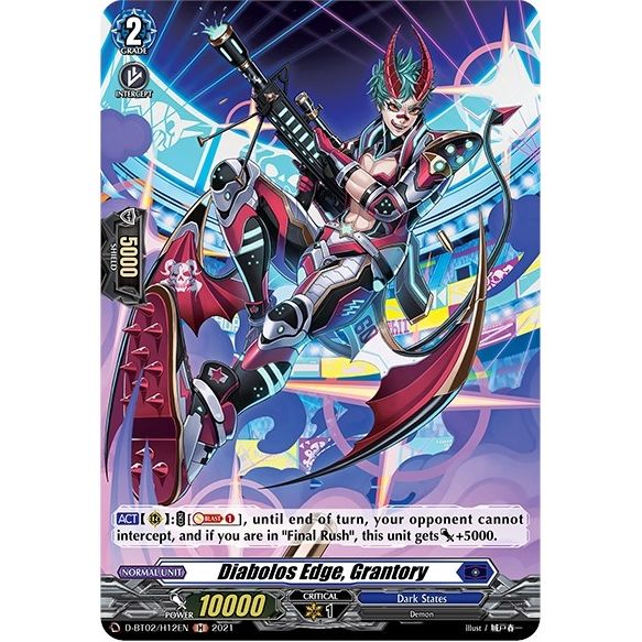 Image for Diabolos Edge, Grantory (Holo) (D-BT02/H12EN) (D-BT02) - Cardfight Vanguard
