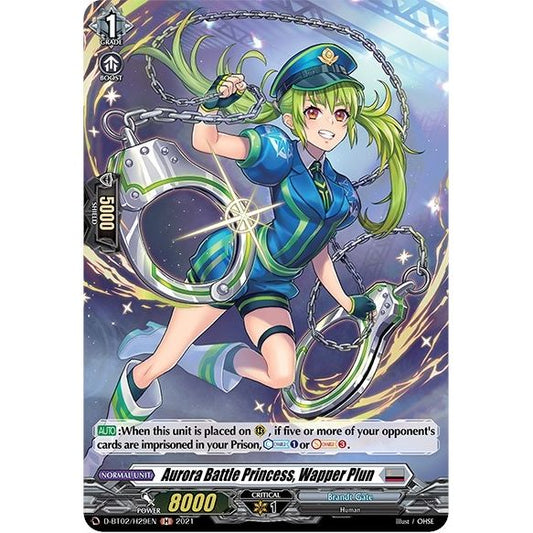 Image for Aurora Battle Princess, Wapper Plun (Holo) (D-BT02/H29EN) (D-BT02) - Cardfight Vanguard