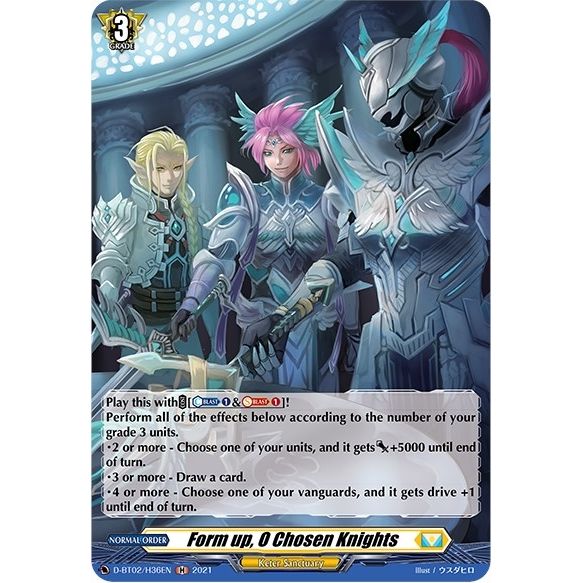 Image for Form up, O Chosen Knights (Holo) (D-BT02/H36EN) (D-BT02) - Cardfight Vanguard