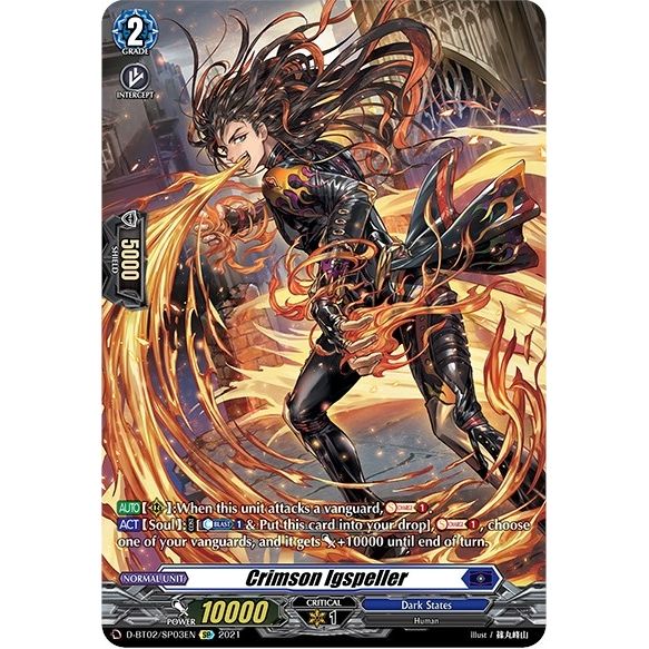 Image for Crimson Igspeller (SP) (D-BT02/SP03EN) (D-BT02) - Cardfight Vanguard